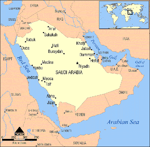 map of the middle east
